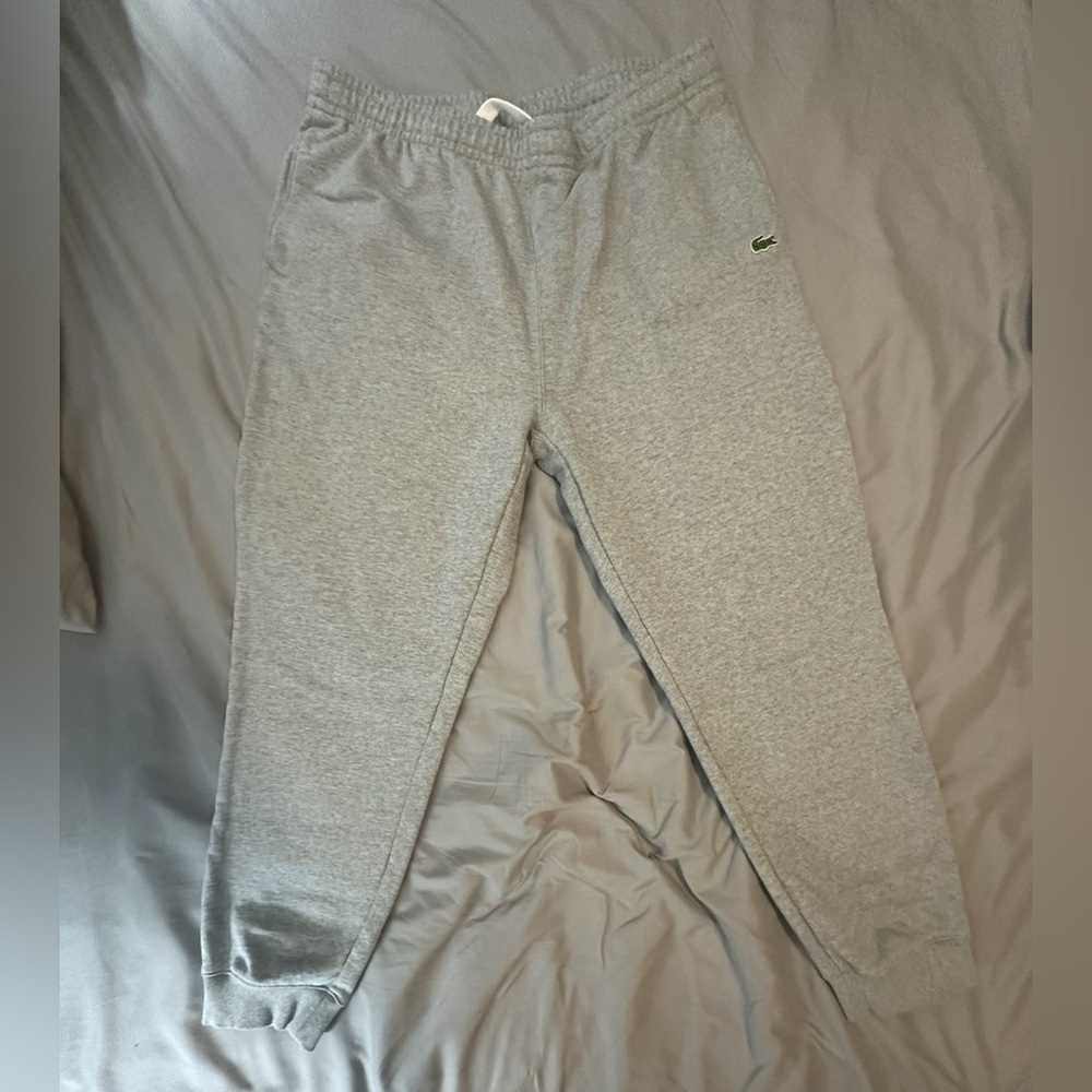 Grey Lacoste Sweatpants size XL